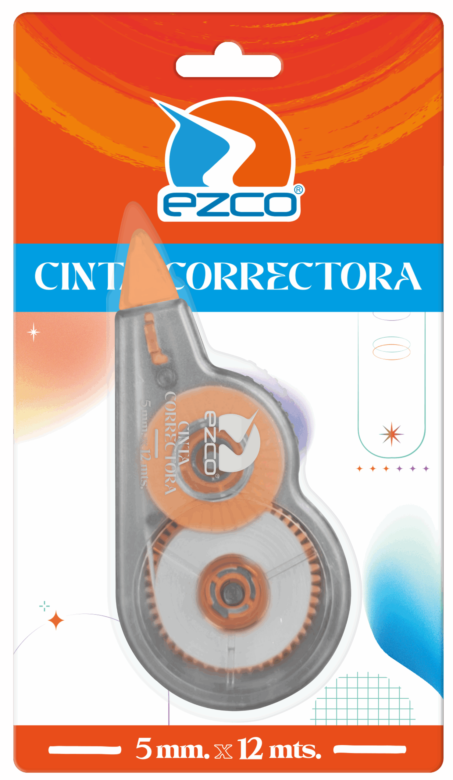 Cinta_Correctora-12mts-Naranja(Blister)