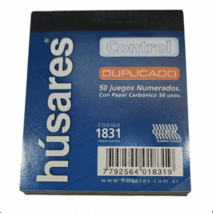 Talonario 1831 - Control HUSARES