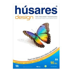 Resma Design A4 90 g/m² x 100 hs Húsares